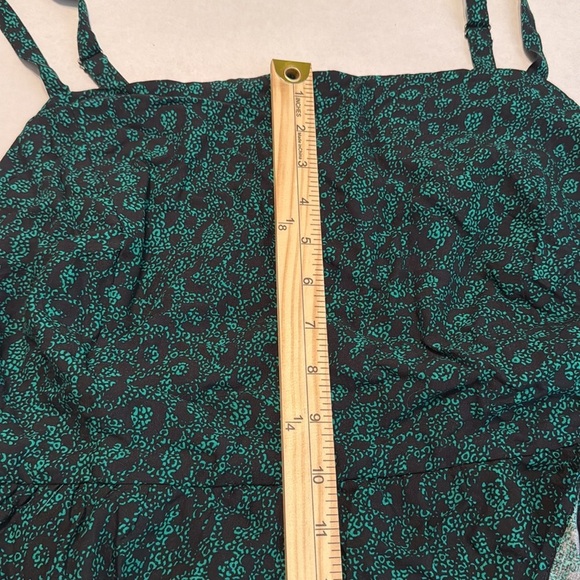 NWT Torrid Tea Length Challis Square Neck Dress Leopard Convo Bosphorus Size 2X - Picture 10 of 16